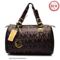 michael kors grayson logo groot bruin boekentassen Handtas Outlet 2vb0w154